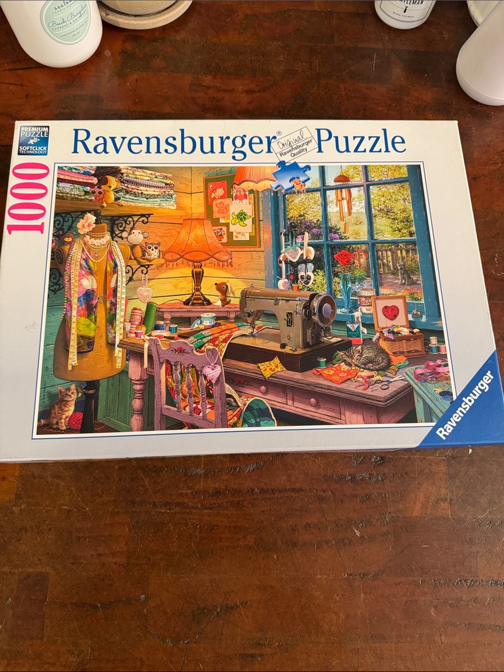 Ravensburger Colorful Sewing Room Puzzle with Vintage Machine